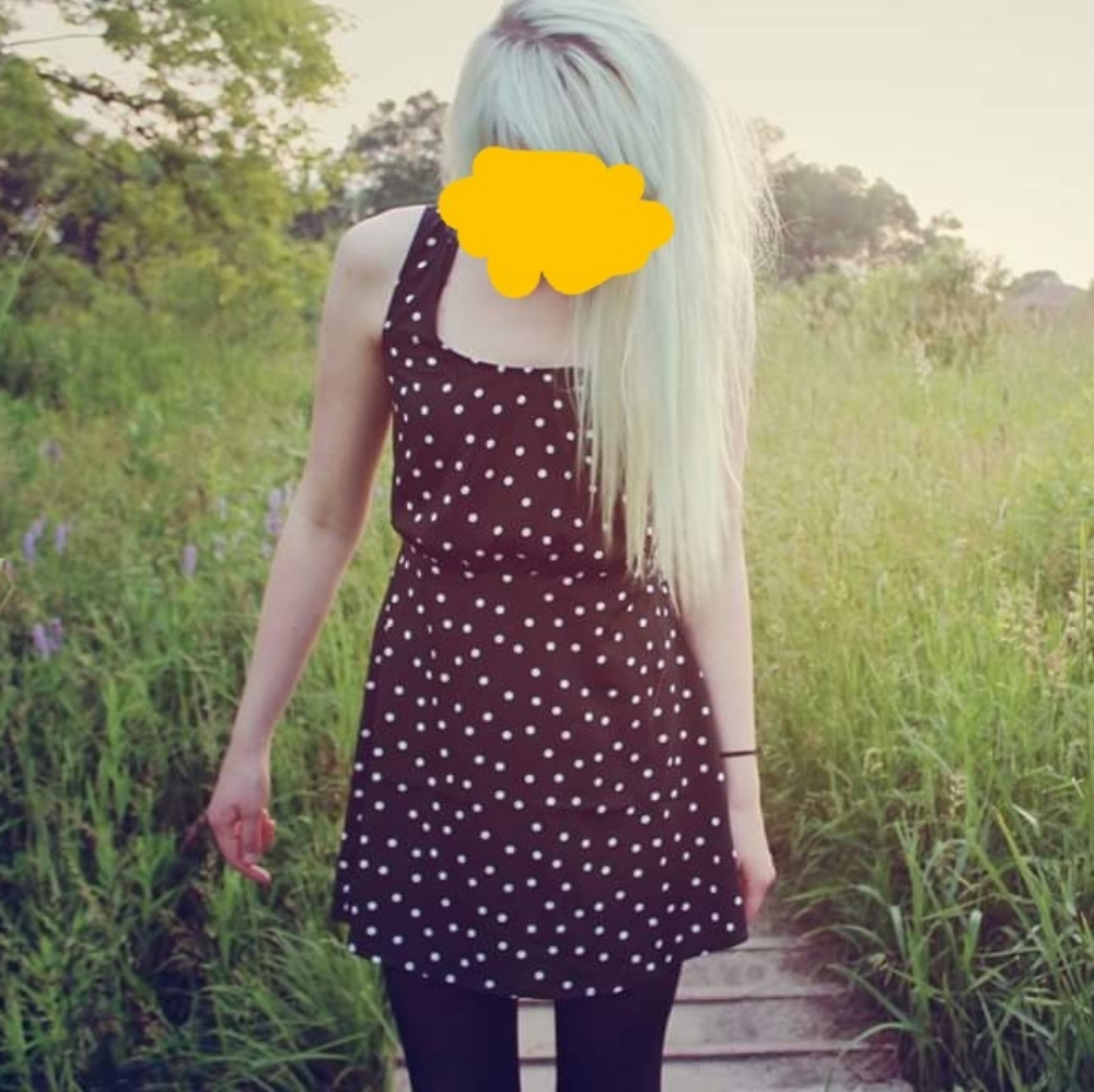 Mimi Chica Polkadot Skater Dress